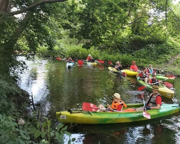 Agroturystyka nad rzeką Wel, spływy kajakowe, pole namiotowe