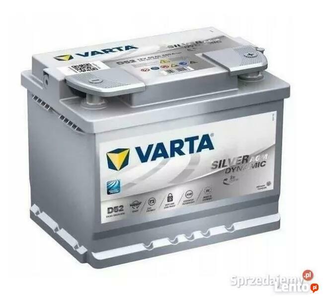 Akumulator Varta Silver Dynamic Agm D52 60Ah/680A