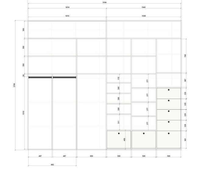 SZAFY przesuwne w zabudowie na wymiar - SCHAFFERMAN