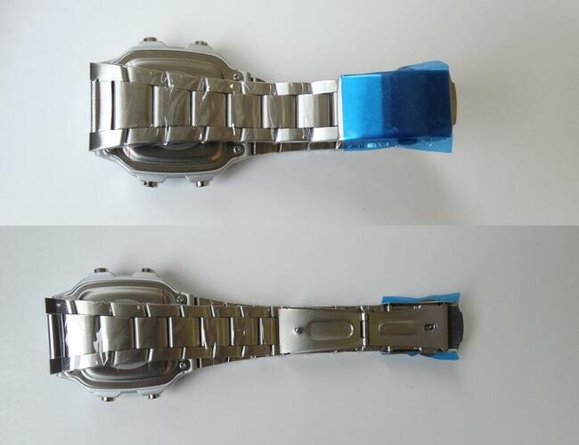 Zegarek męski elektroniczny klasyczny retro datownik alarm