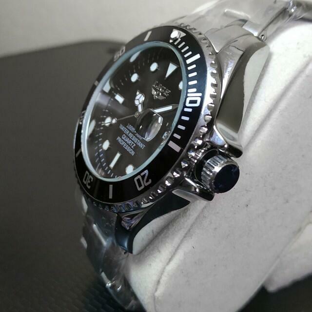 Sportowy zegarek męski w stylu nurka Lige lupa mocna luma