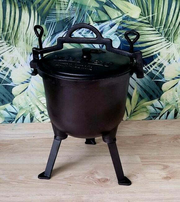 Kociołek żeliwny- emaliowany 8 L