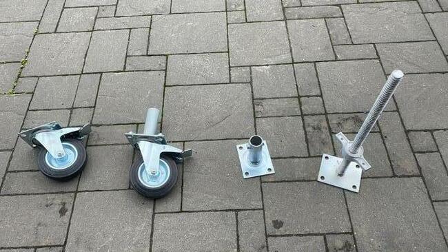 Kółka skrętne z hamulcem rusztowanie warszawskie kółko koło
