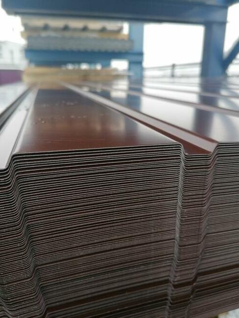 Blacha panelowa t-7 brąz 8017 połysk 2 gatunek