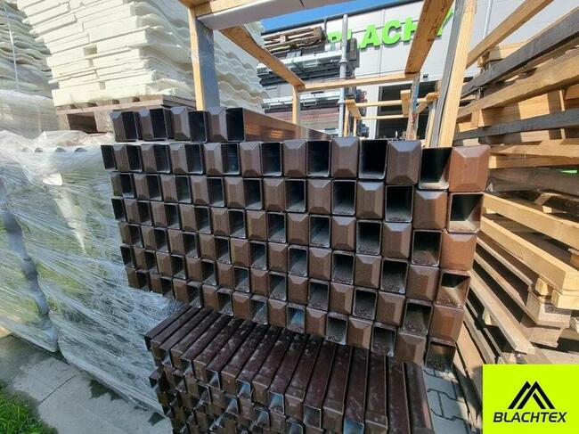 Słupek ogrodzeniowy różne rozmiary 2 gatunek Blachtex