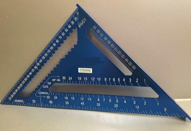 Kątownik dekarski aluminiowy 300 mm