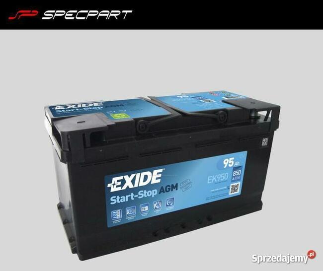 Akumulator 95Ah 850A EXIDE AGM
