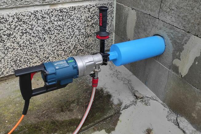 Wiercenie Diamentowe Otworów w Betonie, Żelbetonie, Ścianach