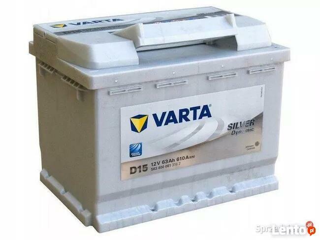 Akumulator Varta Silver Dynamic D15 63Ah/610A
