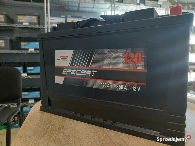 Akumulator SPECBAT AGRO 120Ah 850A EN PRAWY PLUS
