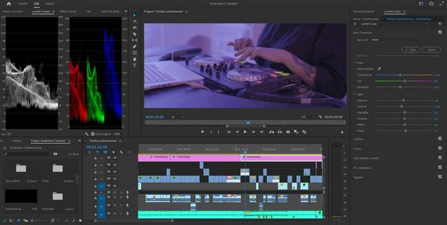 Montaż filmów / Edycja video / Obróbka video