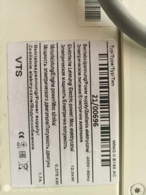 VTS Wing 150 kurtyna powietrzna - nowa!