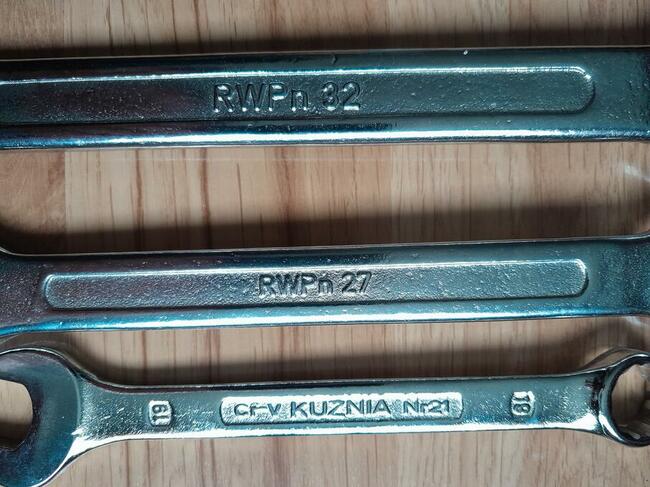 Klucze płasko oczkowe KUŹNIA RWPn 32 mm , 27 mm , 19 mm