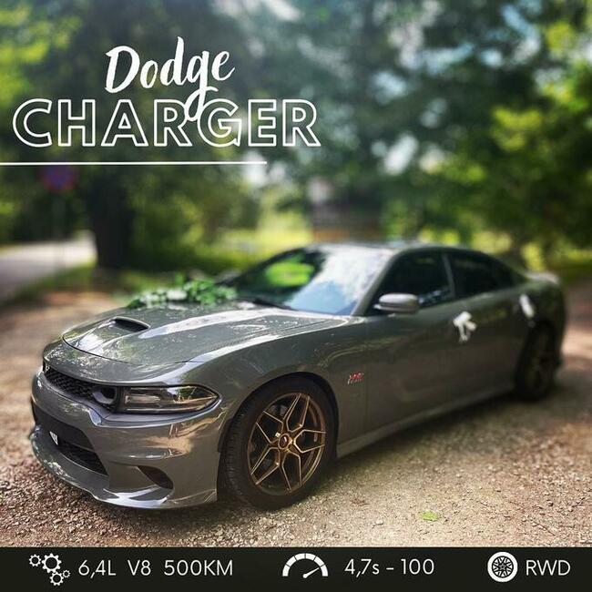 Auto samochód do ślubu na wesele Dodge Charger V8 500km!!