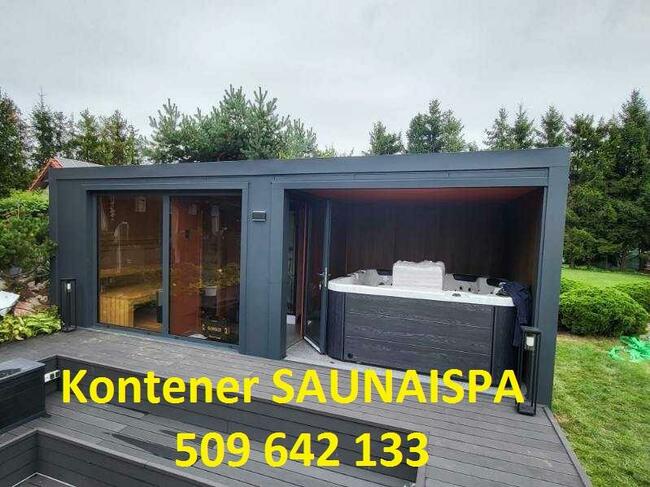 Sauna ogrodowa Kontener SAUNAISPA