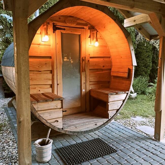 Domek letniskowy z sauną i balią