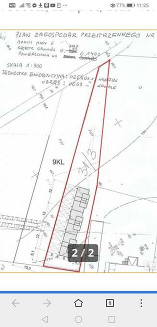 Sprzedam w centrum Wrocławia działkę 467m.kw. pod szeregowke