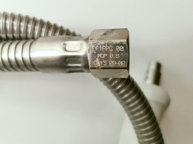 wąż gazowy Famas DN15 L=150cm bez zaworu kątowego