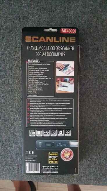 Sprzedam skaner ręczny notatek i książek w formacie A3 i A4