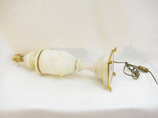 ~* Piękna duża Włoska lampka * Marmur *~