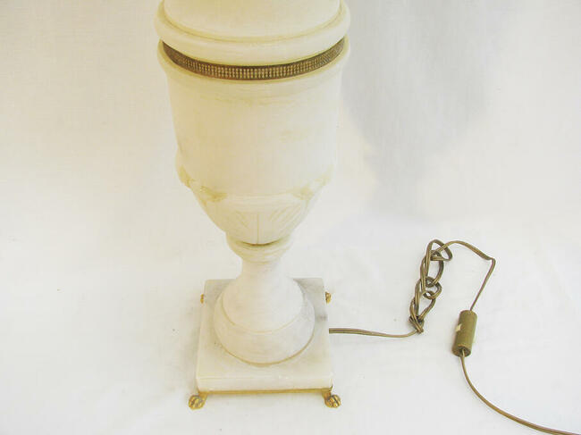 ~* Piękna duża Włoska lampka * Marmur *~