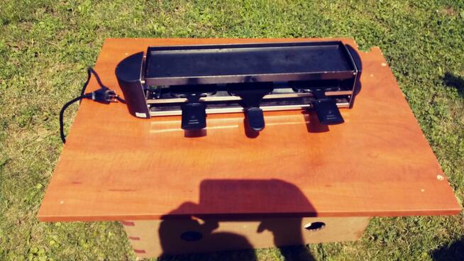 Grill Raclette mały 650 w -używany-sprawny