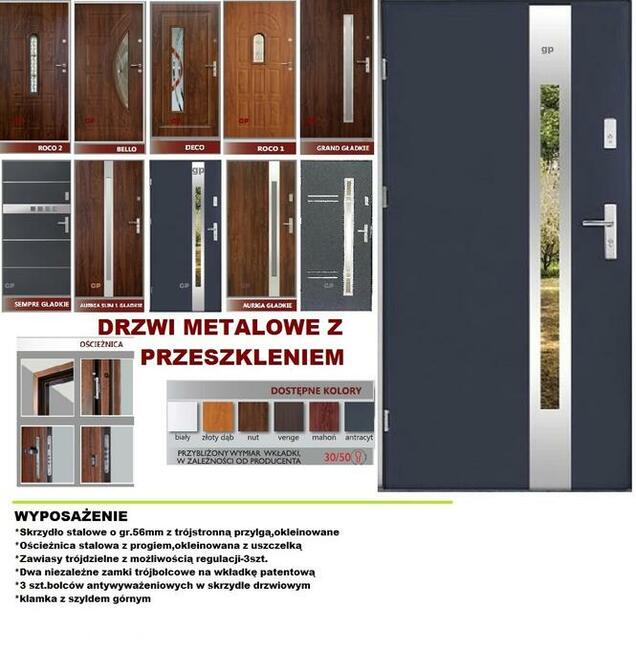 Drzwi zewnętrzne do domow