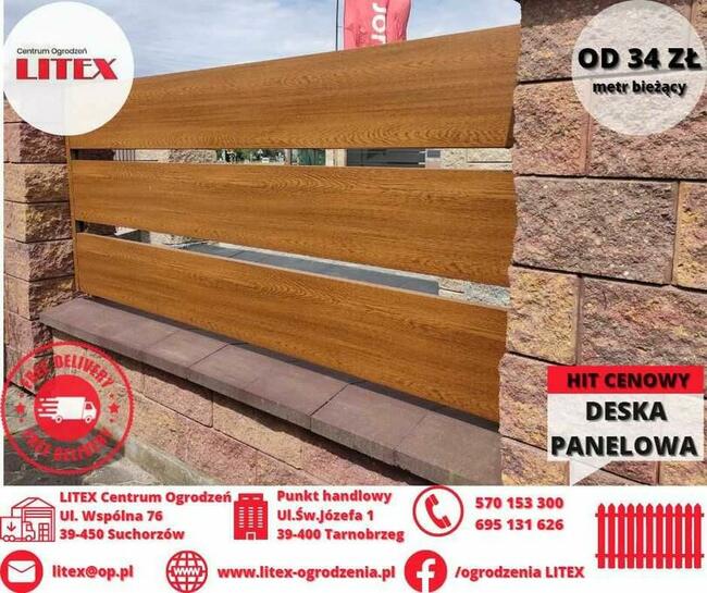 panel ogrodzeniowy, przęsło ogrodzeniowe, ogrodzenie panelowe