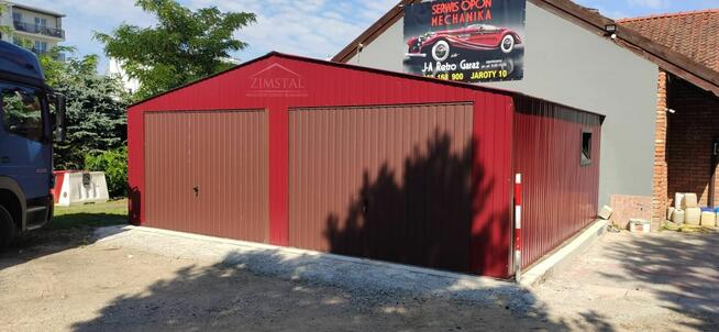 Garaże blaszane domki ogrodowe hale wiaty