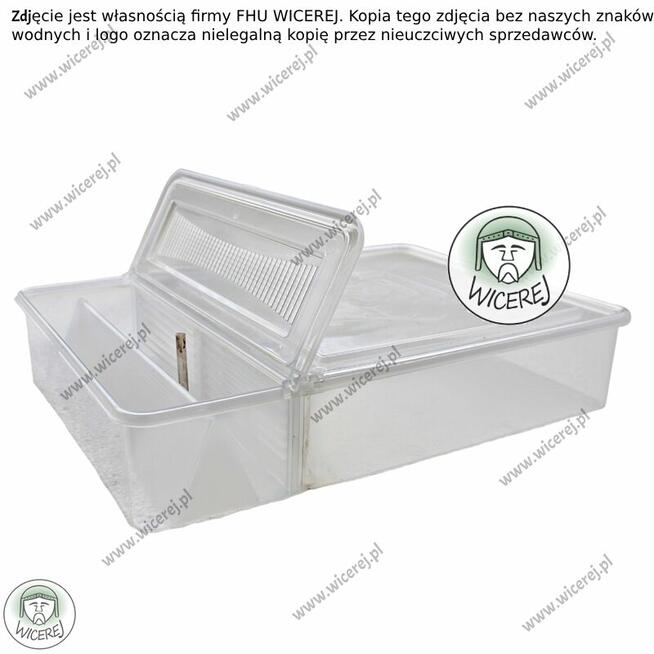 Podkarmiaczka skrzynkowa 3,5L przeźroczysta Duża syrop ciast