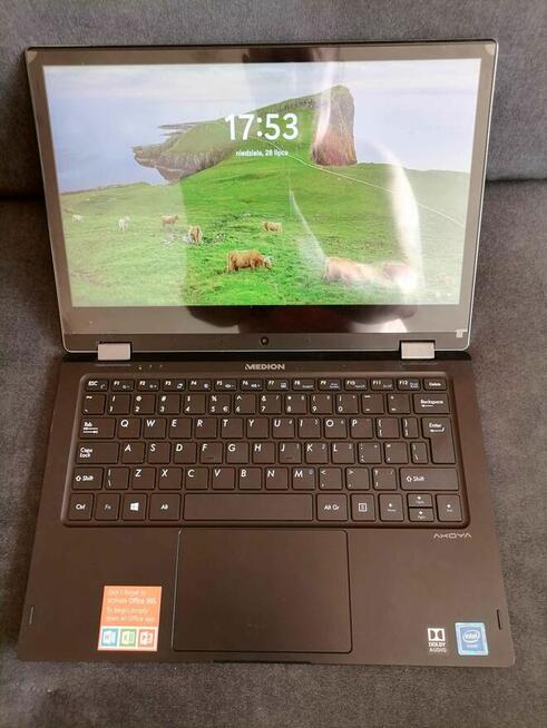 Nowy laptop medion akoya tablet 2w1 360 z funkcją tabletu