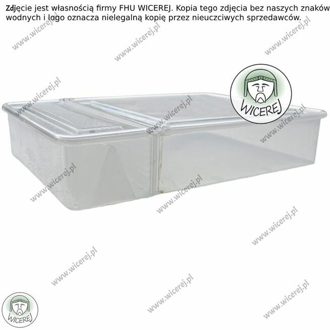 Podkarmiaczka skrzynkowa 3,5L przeźroczysta Duża syrop ciast