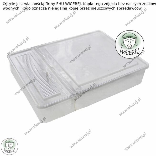 Podkarmiaczka skrzynkowa 3,5L przeźroczysta Duża syrop ciast