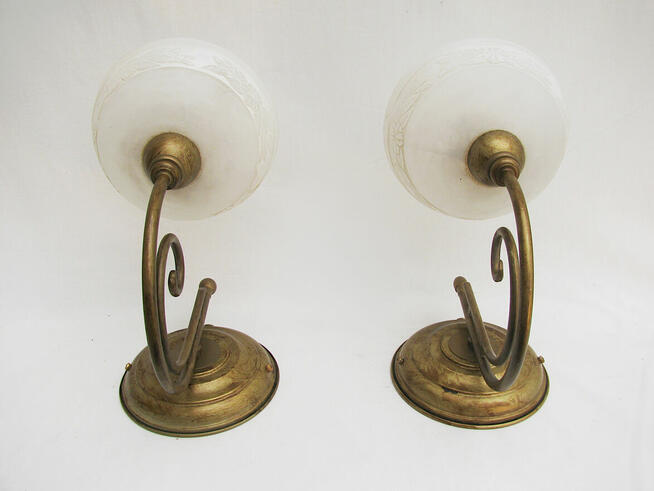 ~* 2 kinkiety mosiądz III *~