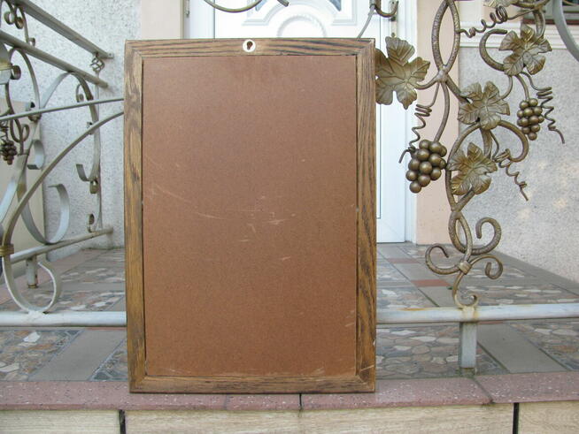 ~* Lustro w drewnianej złoconej ramie *~