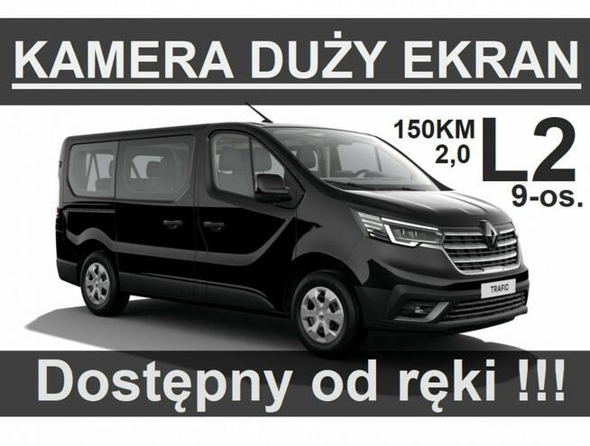 Renault Trafic L2 150KM 2,0  Full Led Kamera Duży Ekran Dostępny Od ręki !! 2155zł