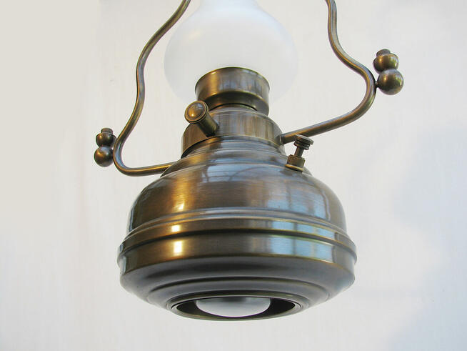 ~* Lampa wisząca * mosiądz* ~