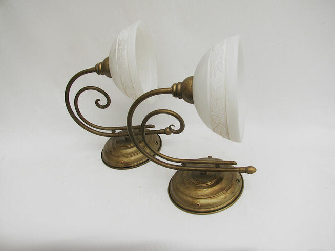 ~* 2 kinkiety mosiądz III *~