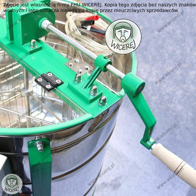 Miodarka 3 ramkowa uniwersalna ręczno-elektryczna 12/230V na