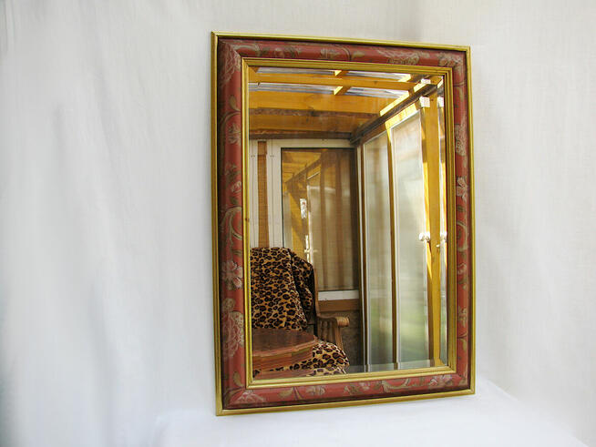 ~* Lustro Duże kryształowe * fazowane *~