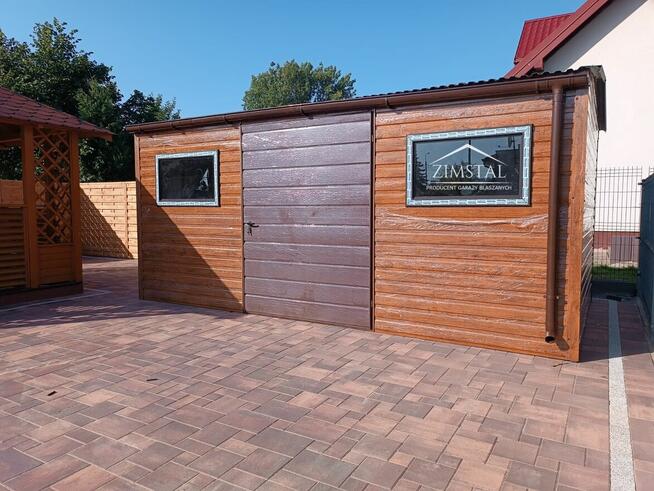 Garaże blaszane domki ogrodowe hale wiaty