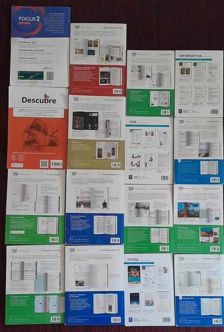 Komplet książki podręcznik do liceum ogólnokształcącego i te