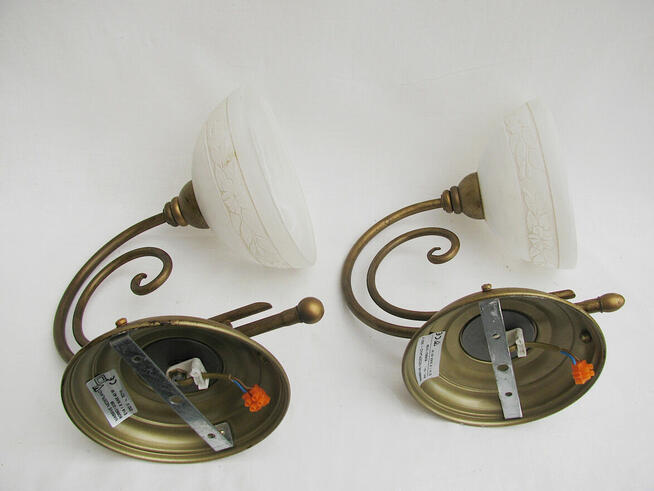 ~* 2 kinkiety mosiądz III *~