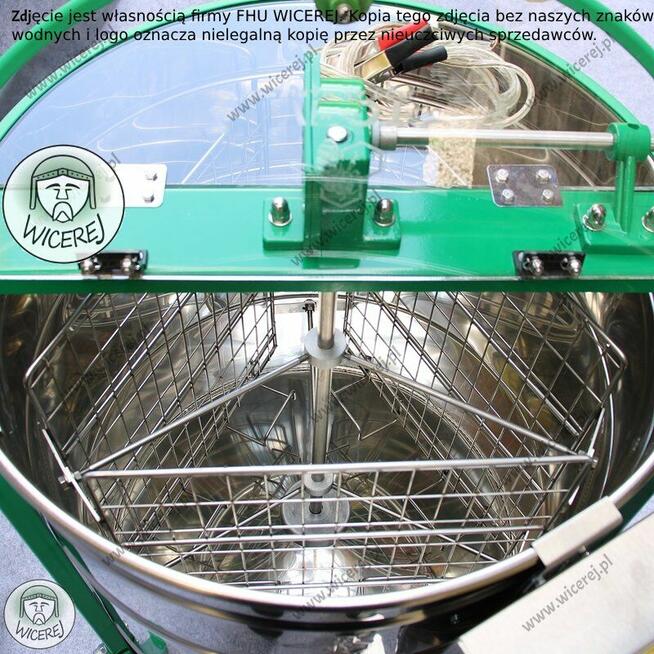 Miodarka 3 ramkowa uniwersalna ręczno-elektryczna 12/230V na