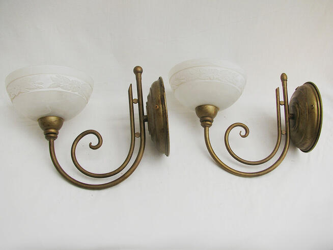 ~* 2 kinkiety mosiądz III *~