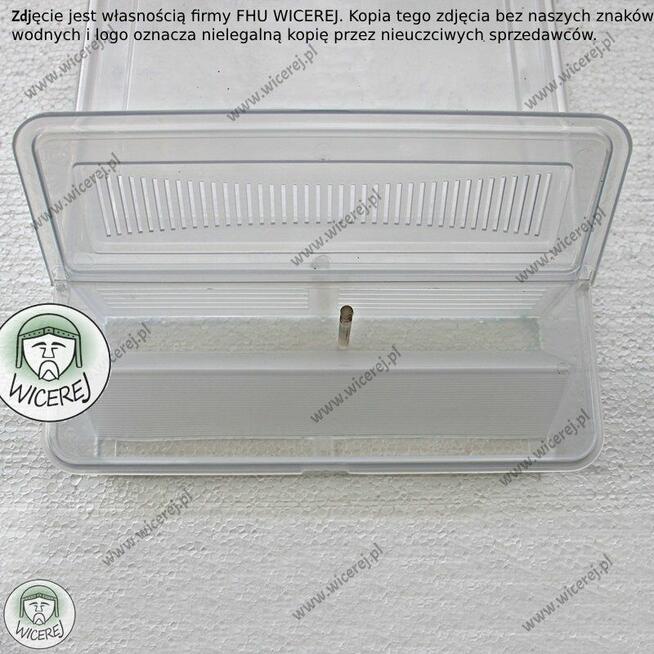 Podkarmiaczka skrzynkowa 3,5L przeźroczysta Duża syrop ciast