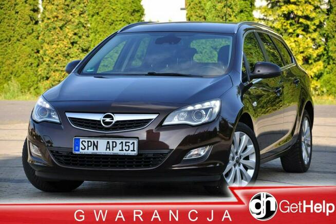 Opel Astra 1,4 Benz Turbo 140KM Xenon Led Skóry PDC Alufelgi komputer 1 Wł.