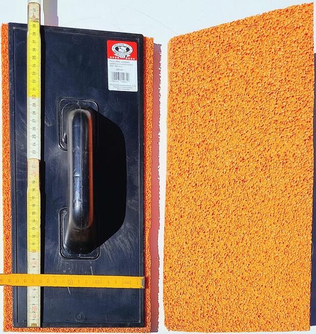 PACA Z ABS PODKŁAD GĄBKA POMARAŃCZOWA 400x180mm 205101 PLAST
