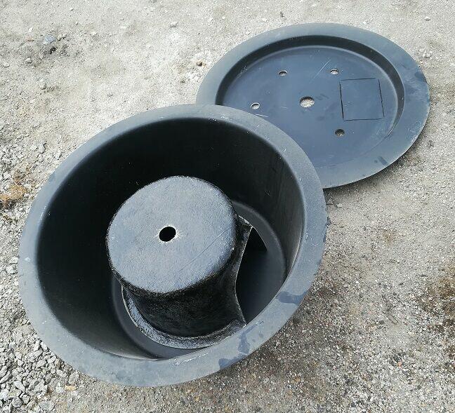 Zbiornik okrągły 150 / 35cm pod fontannę lub oczko wodne