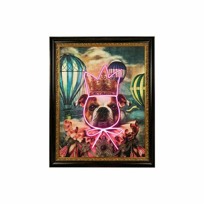 Obraz NEON BULLDOG BALOON (sklep z obrazami)